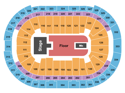 PNC Arena Seating Chart: NF