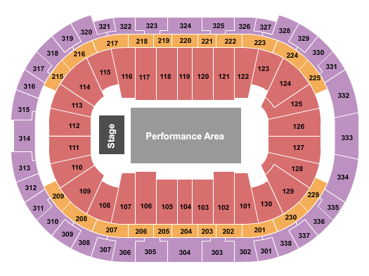 PNC Arena Map