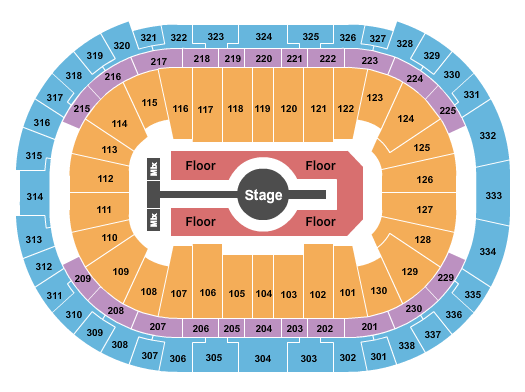 Lenovo Center Seating Chart: Rod Wave