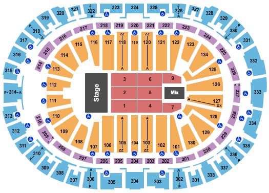 PNC Arena Seating Chart
