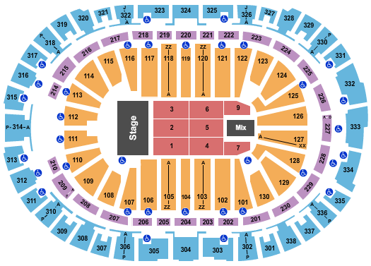 PNC Arena Seating Charts 