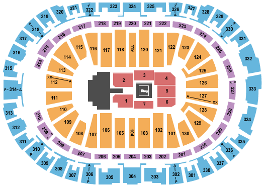 Lenovo Center Seating Chart: WWE2