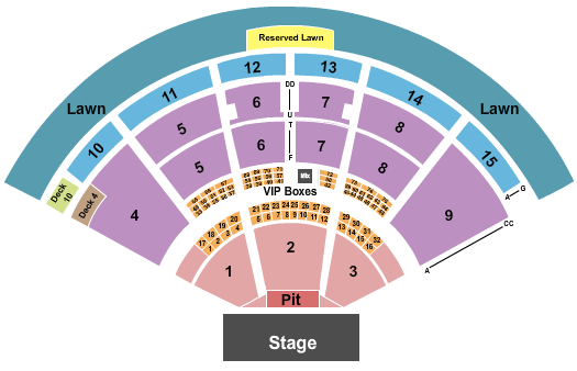 PNC Music Pavilion - Charlotte Seating Chart: Tyler Childer