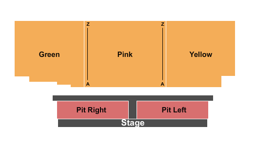 Waterside Pavilion at the Calvert Marine Museum Seating Chart: Endstage L/R w/out GA