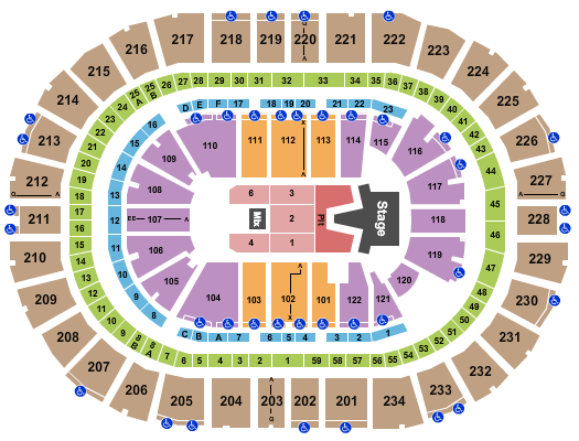 PPG Paints Arena Seating Chart: AJR