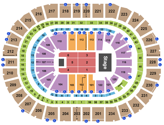 PPG Paints Arena Seating Chart: Andrea Bocelli