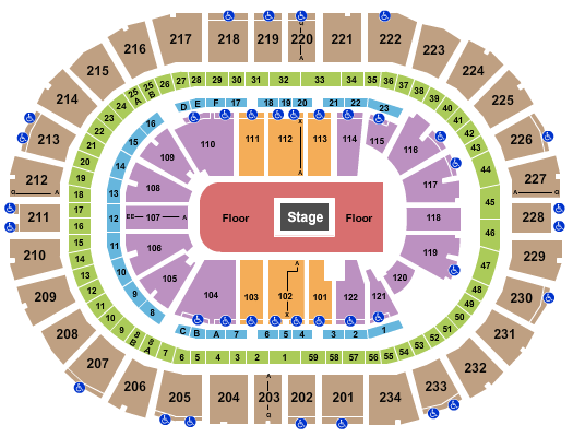 PPG Paints Arena Seating Chart: CenterStage 2