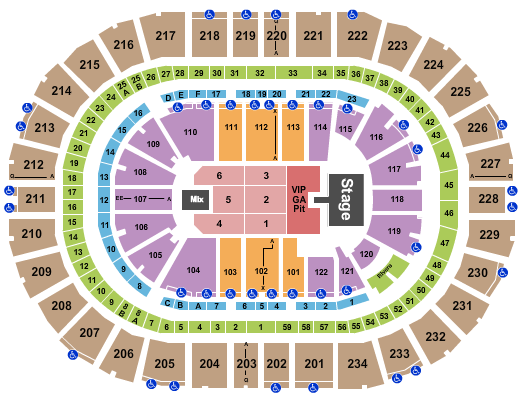 PPG Paints Arena Seating Chart: Cody Johnson