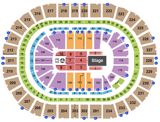 PPG Paints Arena Seating Chart: Dancing with the Stars