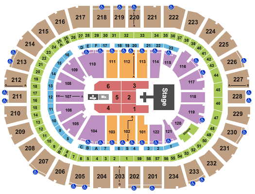 PPG Paints Arena Seating Chart: Def Leppard