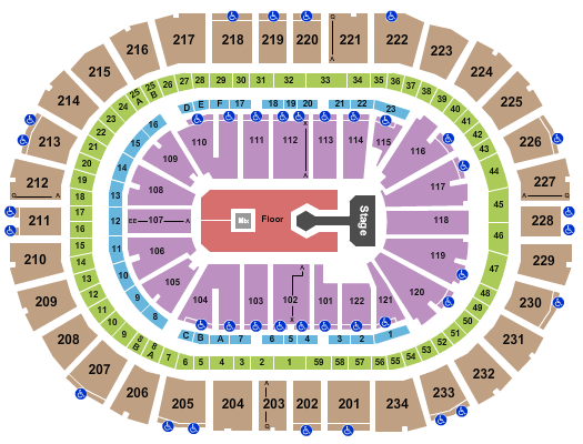 PPG Paints Arena Seating Chart: Don Tolliver