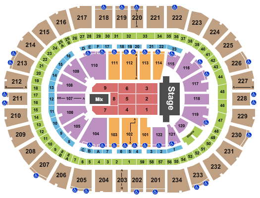 PPG Paints Arena Seating Chart: Endstage 3