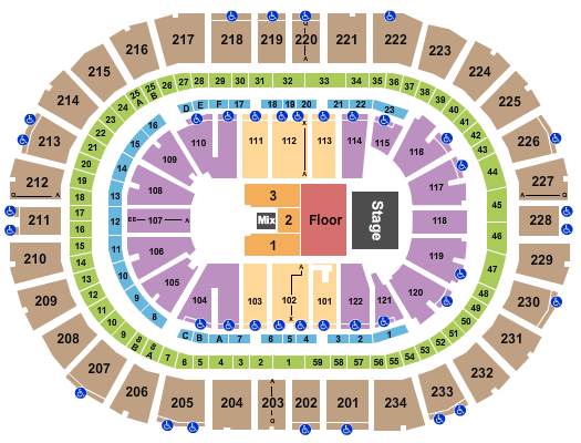 PPG Paints Arena Map