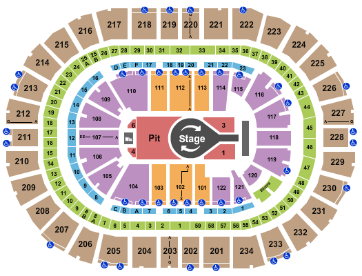 PPG Paints Arena Seating Chart: Kacey Musgraves