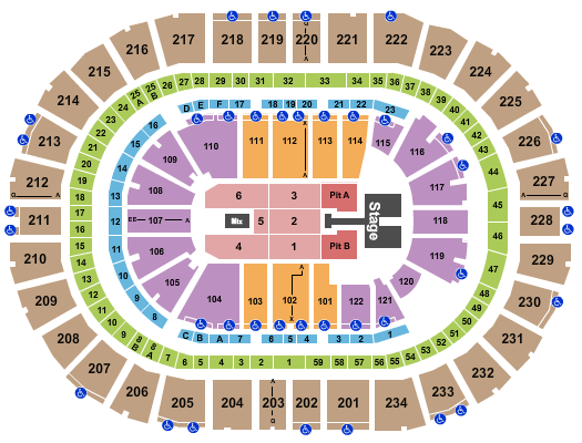 PPG Paints Arena Seating Chart: Kelsea Ballerini