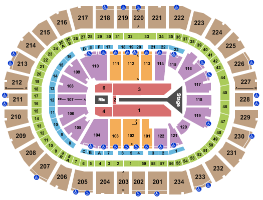 PPG Paints Arena Seating Chart: Maroon5