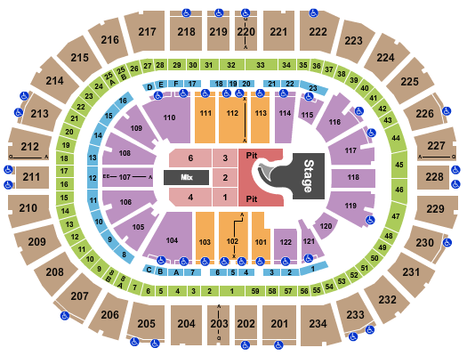 PPG Paints Arena Seating Chart: Megan Moroney