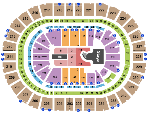 PPG Paints Arena Seating Chart: Megan Moroney