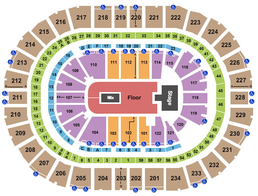 PPG Paints Arena Map