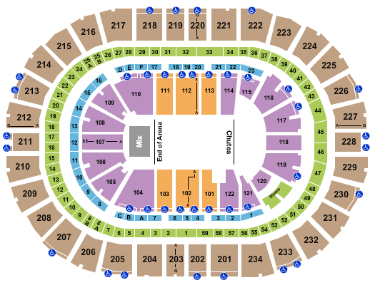 PPG Paints Arena Seating Chart: PBR