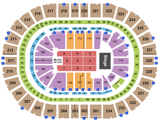 PPG Paints Arena Seating Chart: Pentatonix