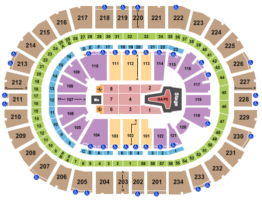 PPG Paints Arena Seating Chart: Phil Wickham