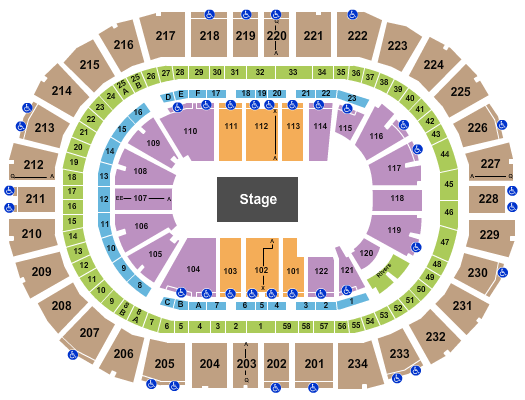 PPG Paints Arena Seating Chart: Ringling Bros.