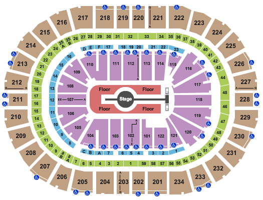 PPG Paints Arena Seating Chart: Rod Wave