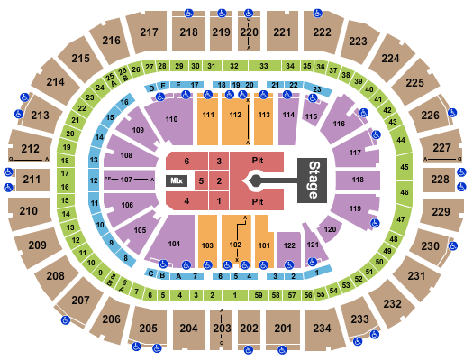 PPG Paints Arena Seating Chart: Sabrina Carpenter