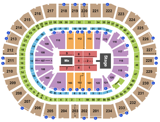 PPG Paints Arena Seating Chart: Smashing Pumpkins