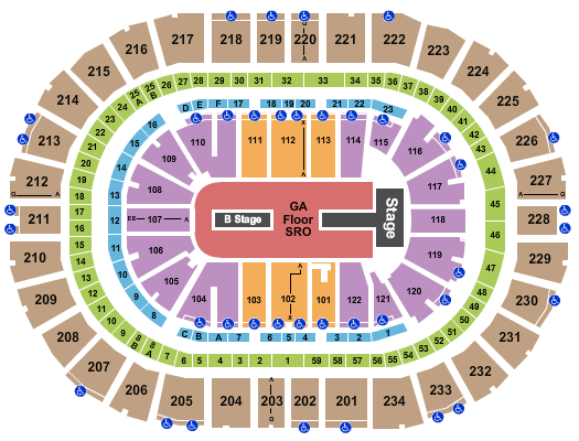 Seating Chart For Ppg Paints Arena Concerts