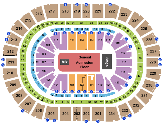 PPG Paints Arena Seating Chart