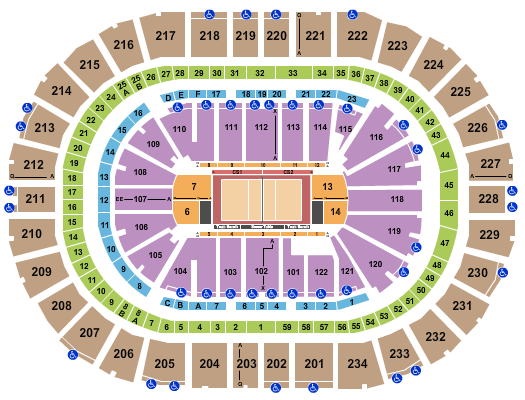 PPG Paints Arena Seating Chart: Volleyball