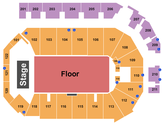 PPL Center Seating Chart: Barry Manilow