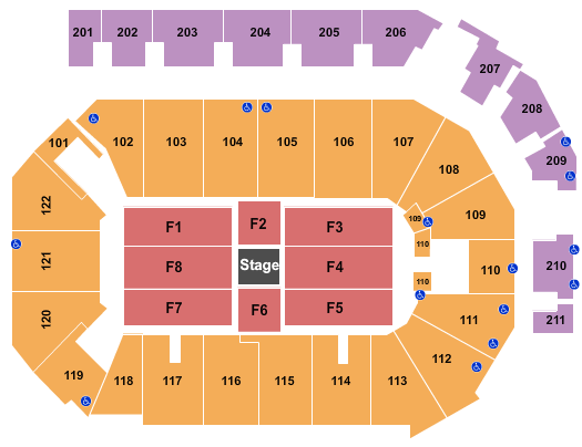 PPL Center Seating Chart: Center Stage