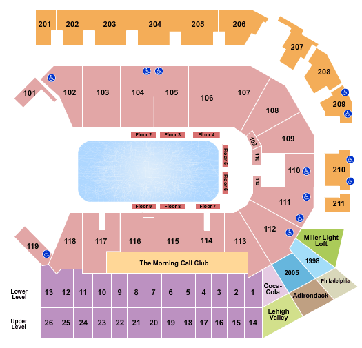 Disney On Ice Tickets Seating Chart PPL Center Disney On Ice