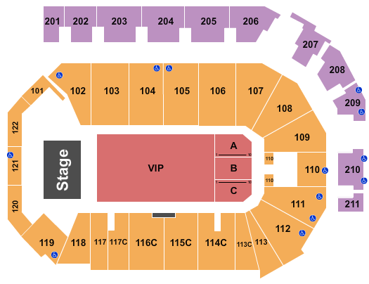PPL Center Seating Chart: Endstage VIP