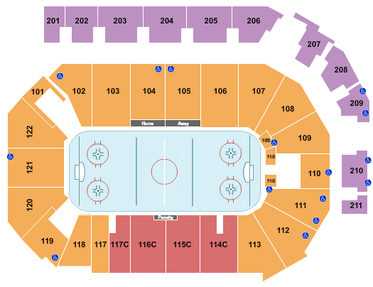 PPL Center Seating Chart: Hockey 2