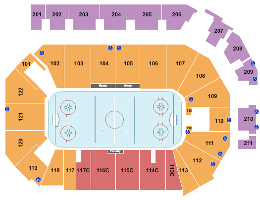 PPL Center Seating Chart: Hockey 2