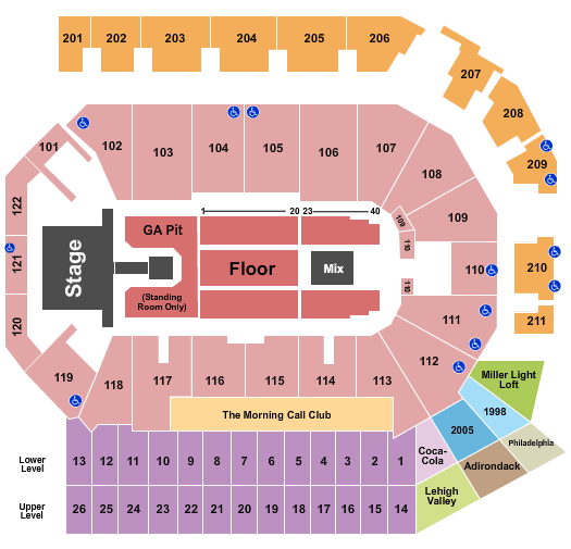 Cajundome Seating Chart For Concerts