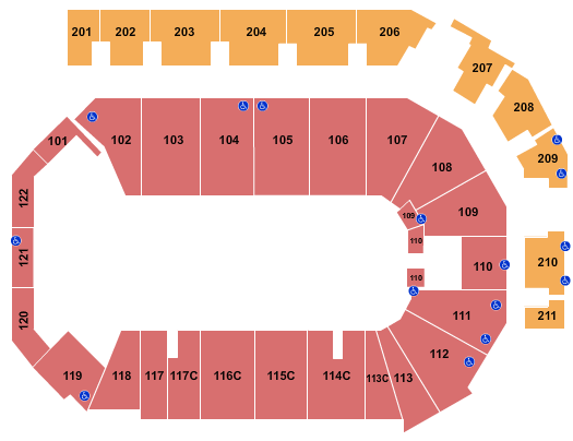 PPL Center Seating Chart: Open Floor 2