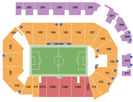PPL Center Seating Chart: Soccer