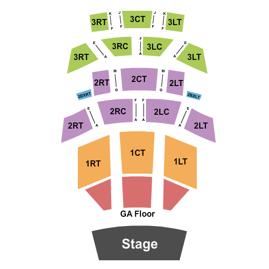 Pabst Theater Seating Chart: Endstage GA Floor