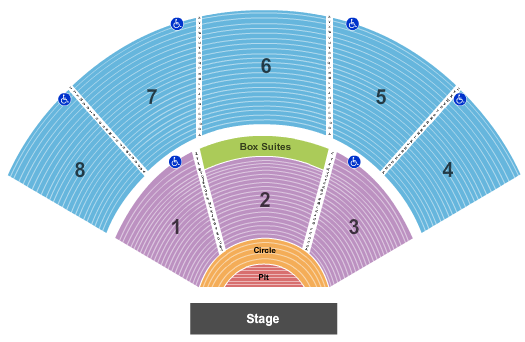 Pacific Amphitheatre Seating Chart: Full House