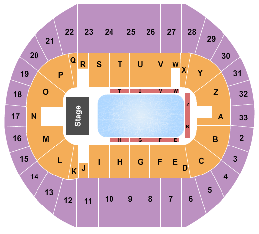 Pacific Coliseum Seating Chart: Disney On Ice