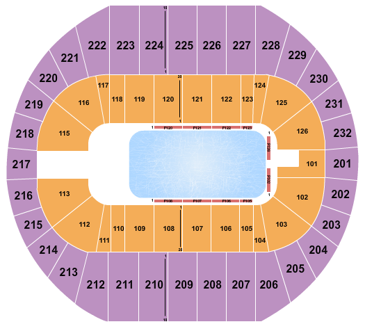 Pacific Coliseum Seating Chart: Disney On Ice
