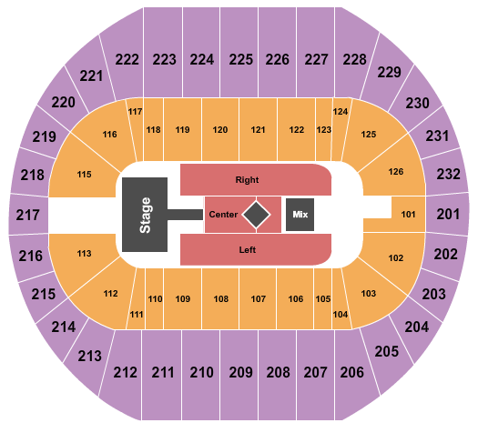 Pacific Coliseum Seating Chart: Kylie Minogue