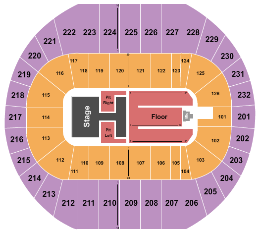 Pacific Coliseum Seating Chart: Old Dominion