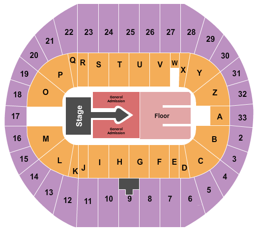 Pacific Coliseum Seating Chart: Sabrina Carpenter