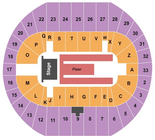 Pacific Coliseum Seating Chart: Ustad Rahat Fateh Ali Khan